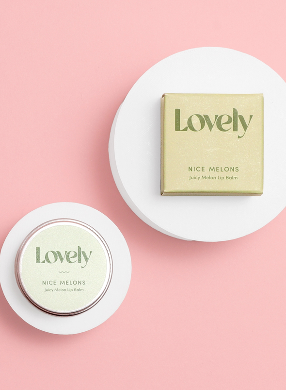 Lip Balm Nice Melons in Juicy Melon from Lovely Skincare