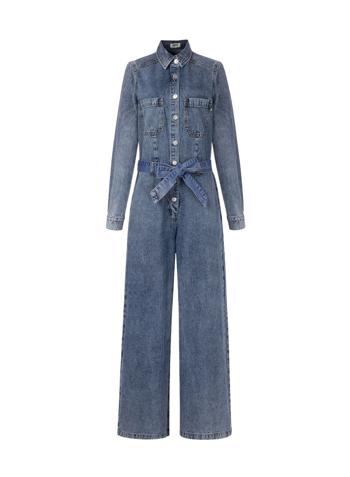 Verbena Jumpsuit in Blue Jean from FRNCH