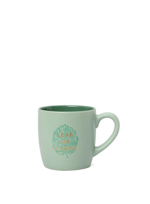 Vintage Sass Mug Leaf Me Alone from Designworks Ink