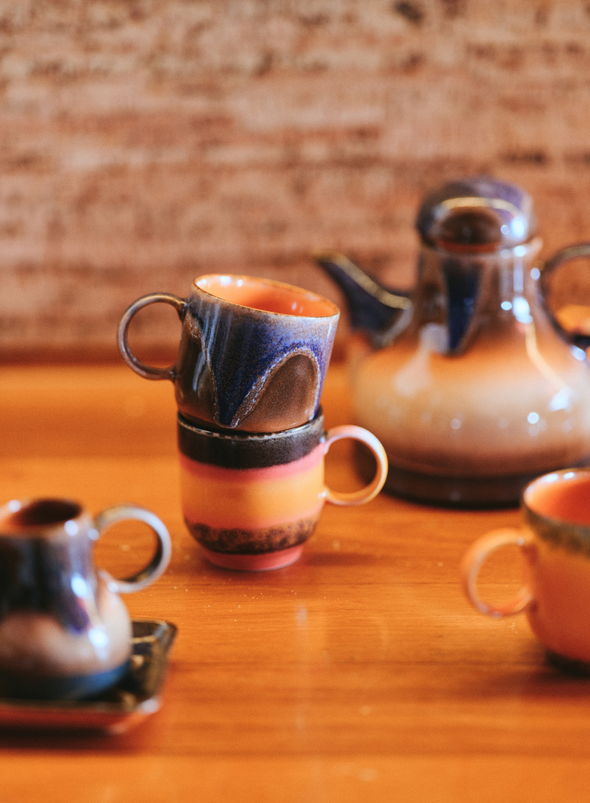 70's Ceramics Coffee Mug in Arabica from HK Living