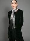 Stevie Lame Scarf in Silver from Nooki