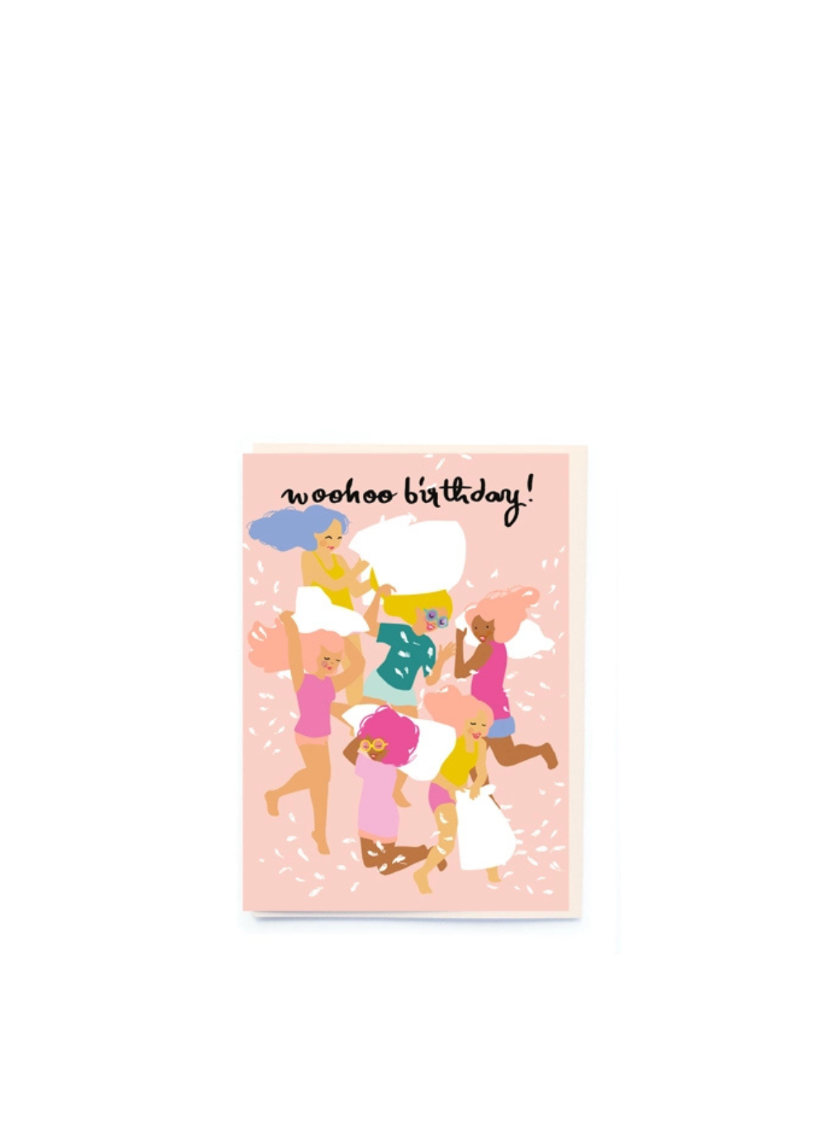 Pillow Fight Birthday Card from Noi