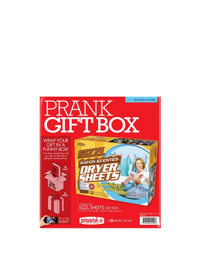 Prank Gift Box Sizzl Bacon Dryer Sheets from Prank-O