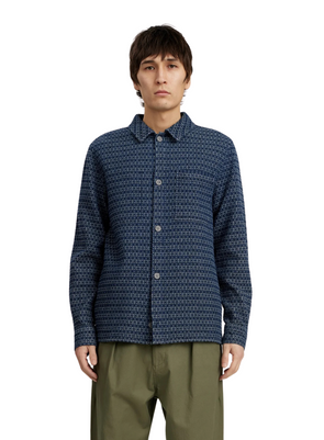 Oscar Indigo Overshirt in Sky Captain from Anerkjendt