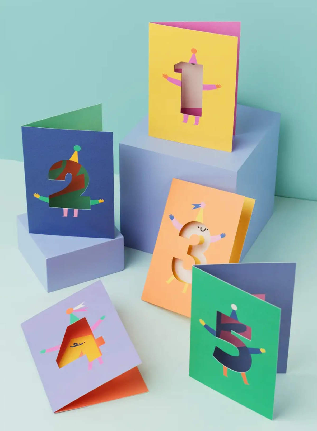 Age 1 - Die Cut Happy Birthday from Rumble Cards