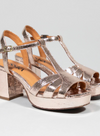 Charlie Heels in Champagne Metallic from Esska