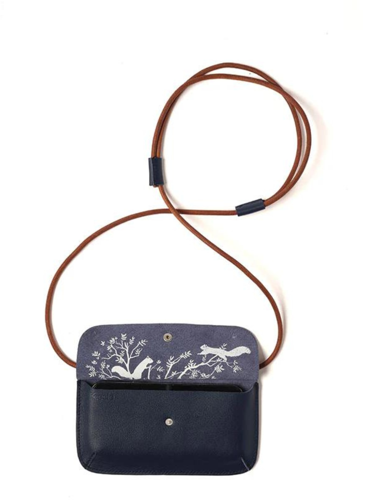 Phonebag Hang On in Ink Blue from Keecie