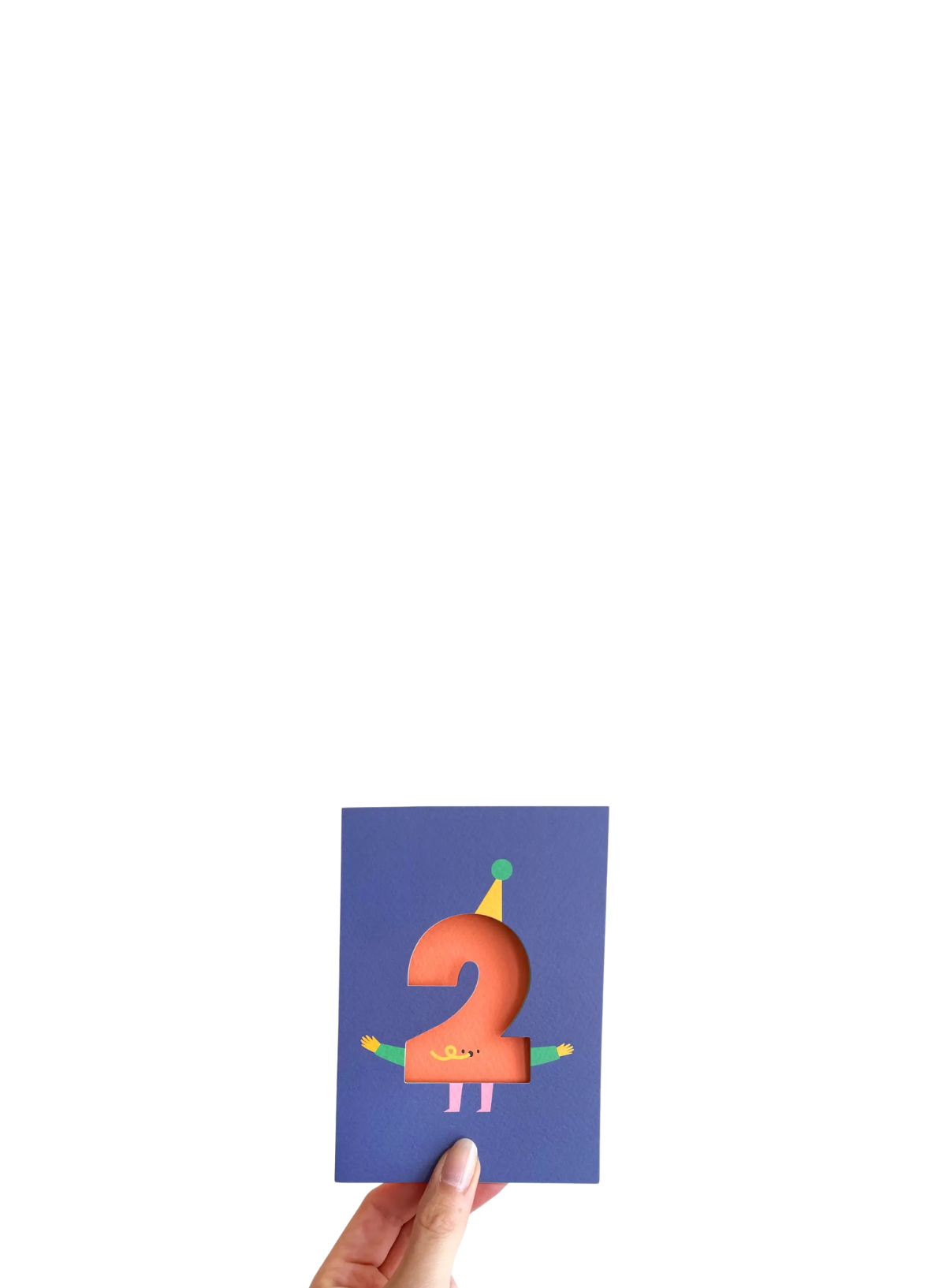 Age 2 - Die Cut Happy Birthday from Rumble Cards