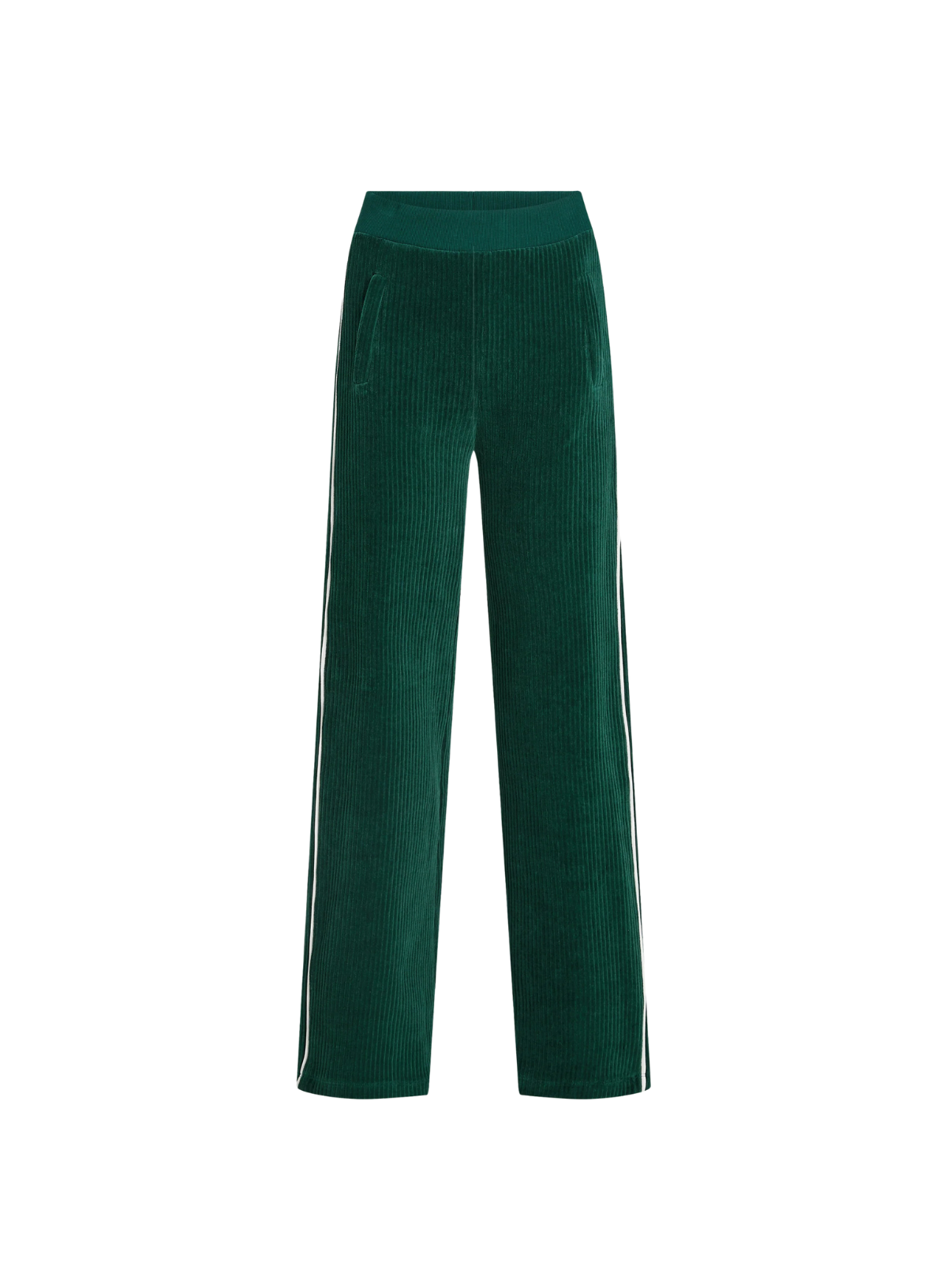 Straight Sweat Pants Rina Rib in Dragonfly Green from King Louie