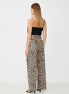 Robin Trousers in Beige Leopard Print from Suncoo