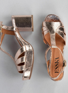 Charlie Heels in Champagne Metallic from Esska