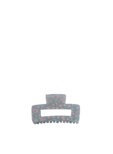 Dorothea Resin Bulldog Hairclip in Grey/Pink from Big Metal