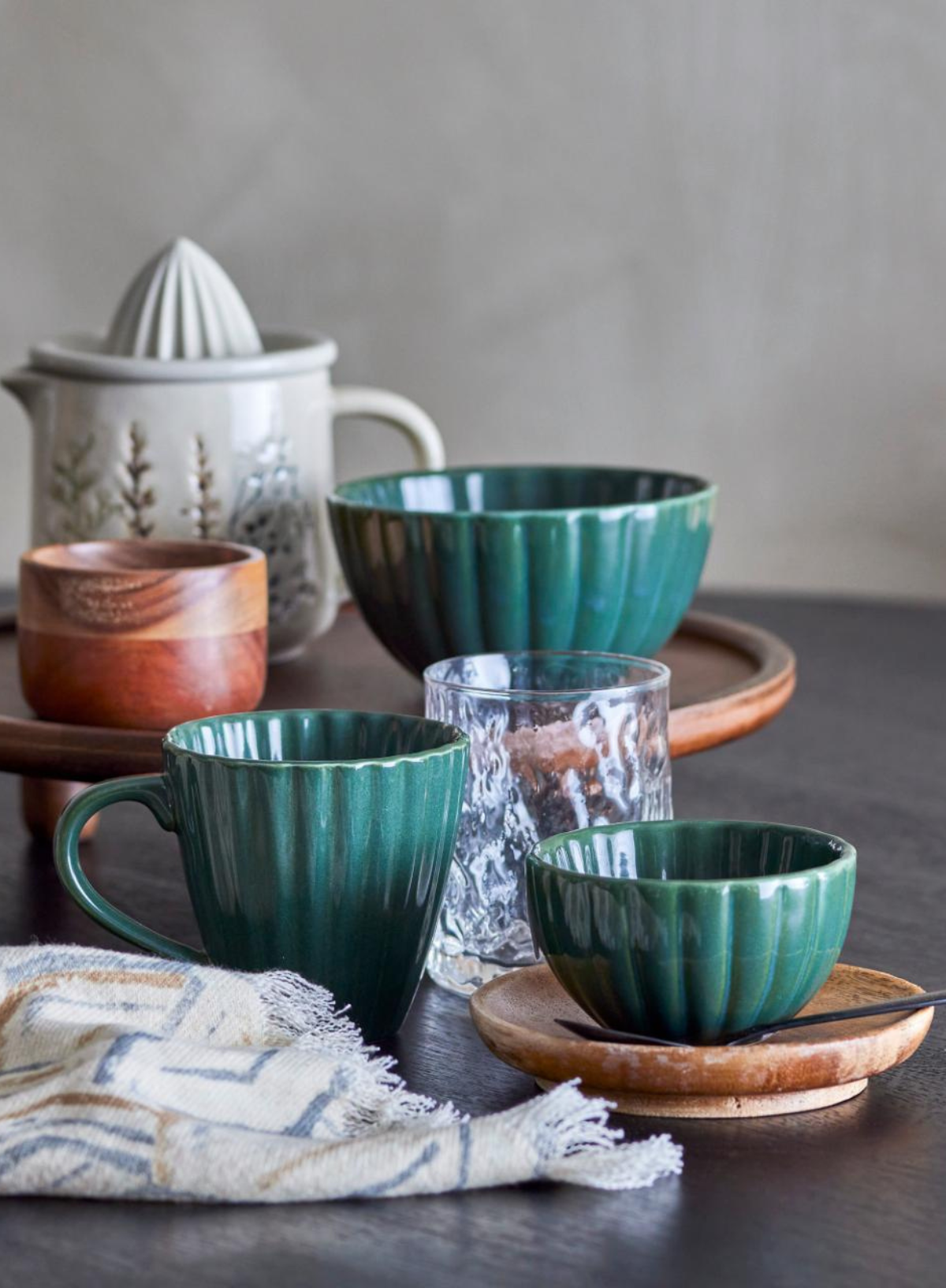 Dark Green Latina Small Bowl from Bloomingville