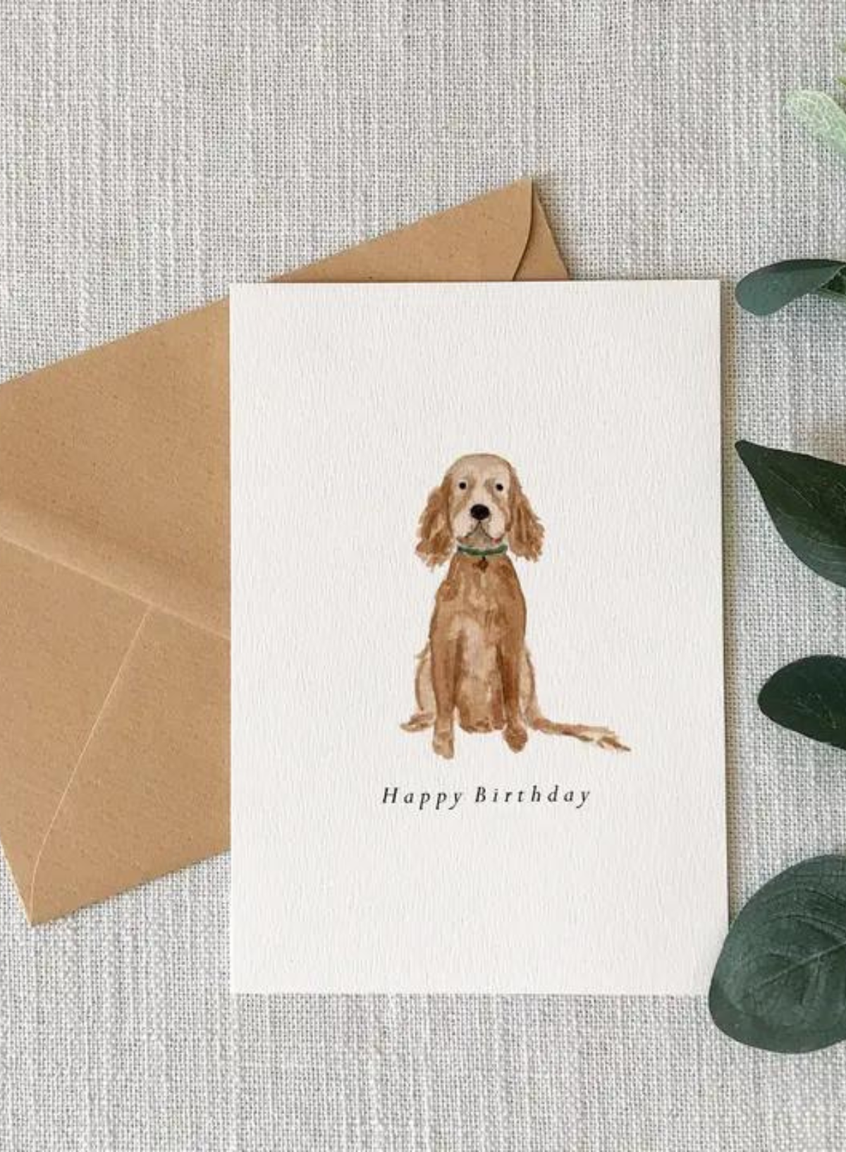 HeatherLucyJ Design Cocker Spaniel Birthday Card