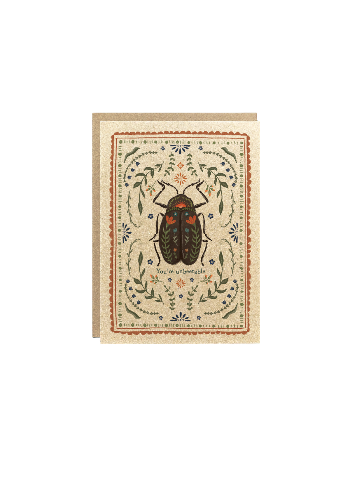 Insect Ritual Card East of India Insect card You're unbeetable