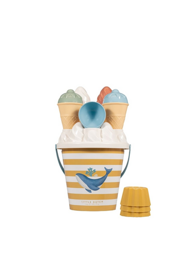 Ice Cream Bucket Set in Ocean Dreams Blue from Little Dutch