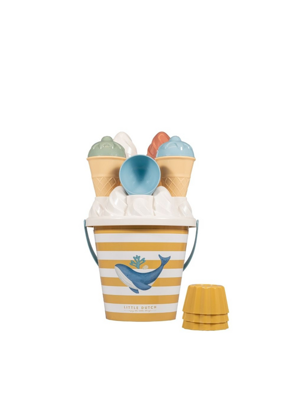 Ice Cream Bucket Set in Ocean Dreams Blue from Little Dutch