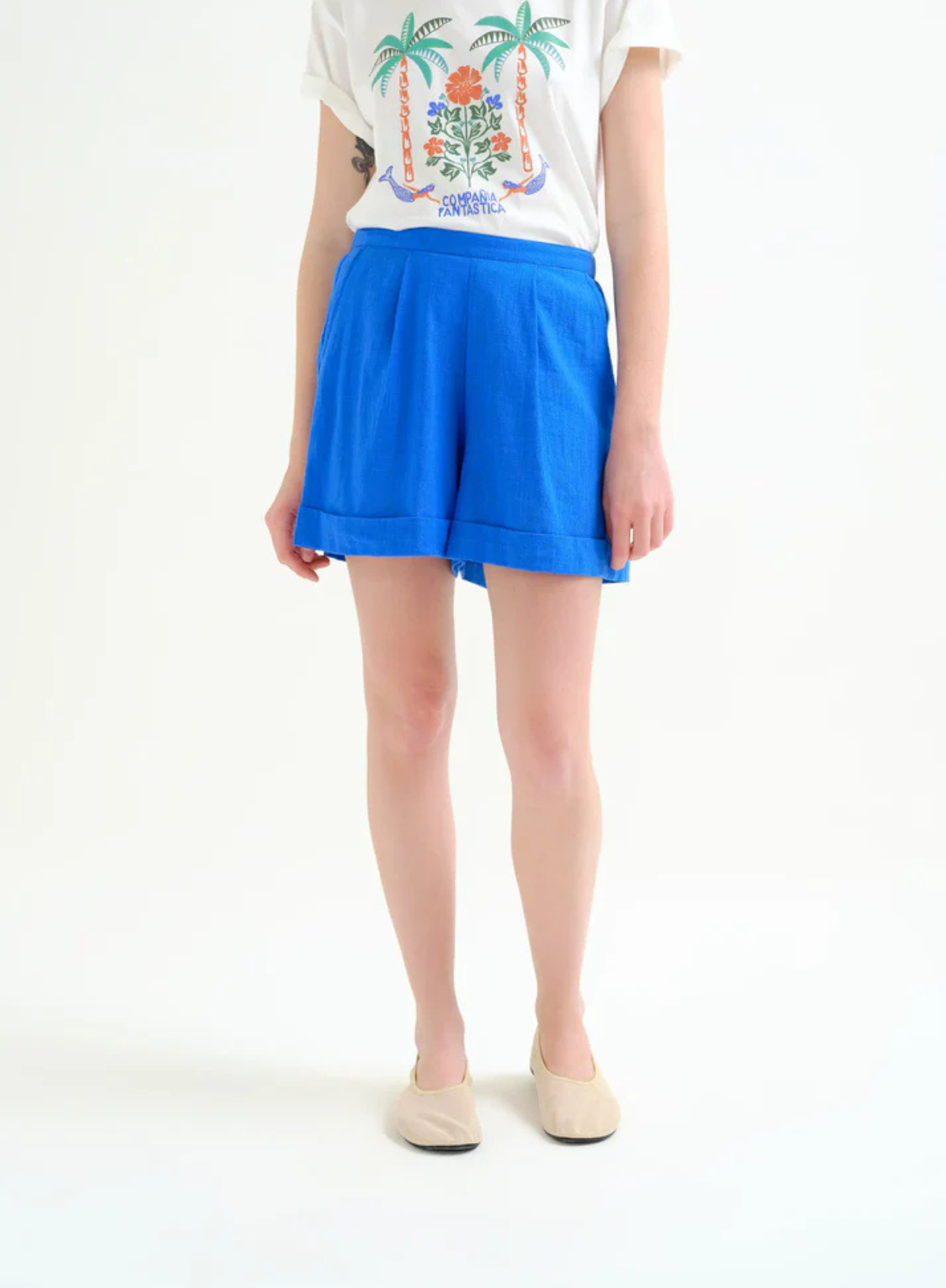 Compañia Fantastica Shorts in Navy Blue