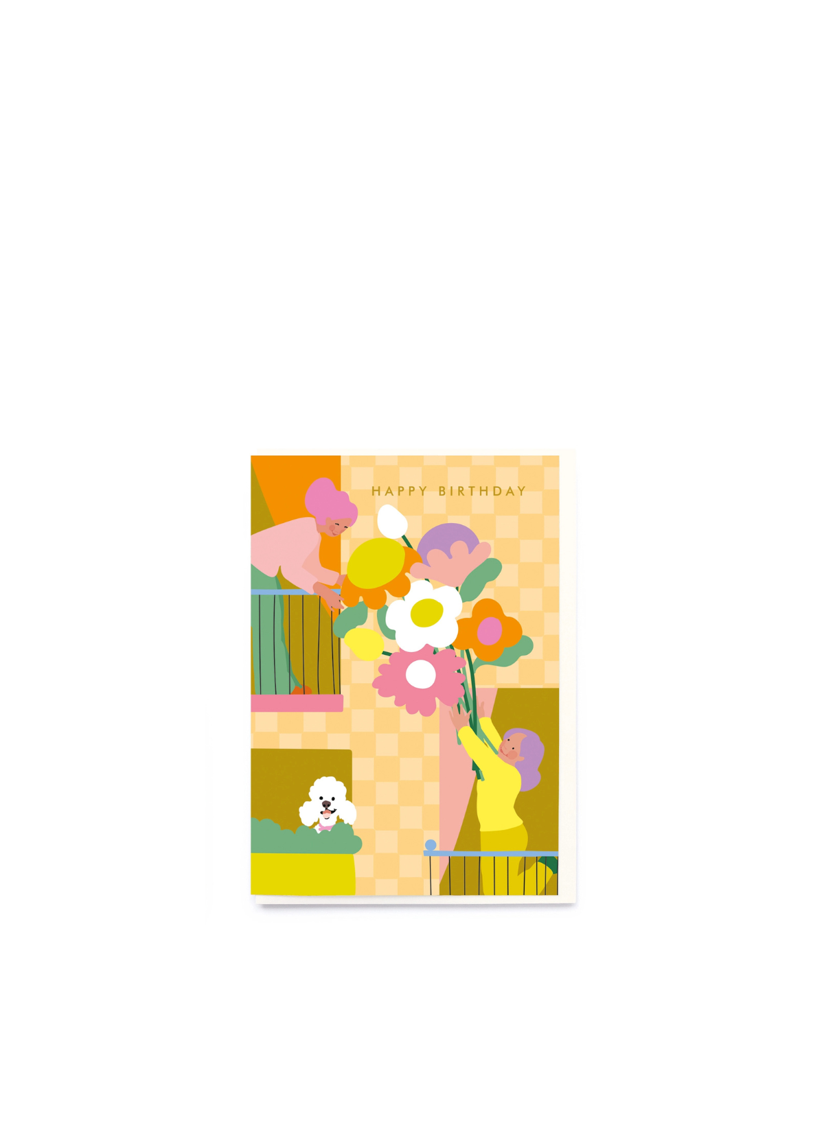 Window Flowers Birthday Card from Noi