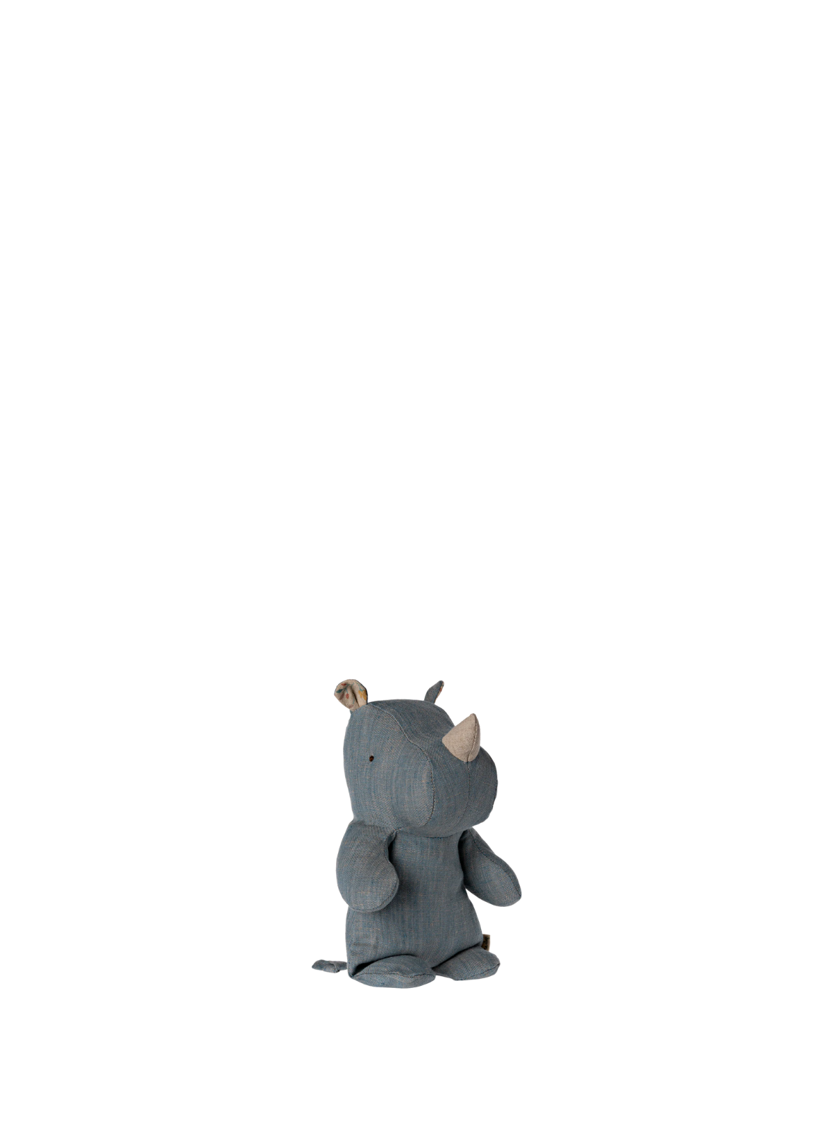 Safari Friends Small Rhino in Blue/Sand from Maileg