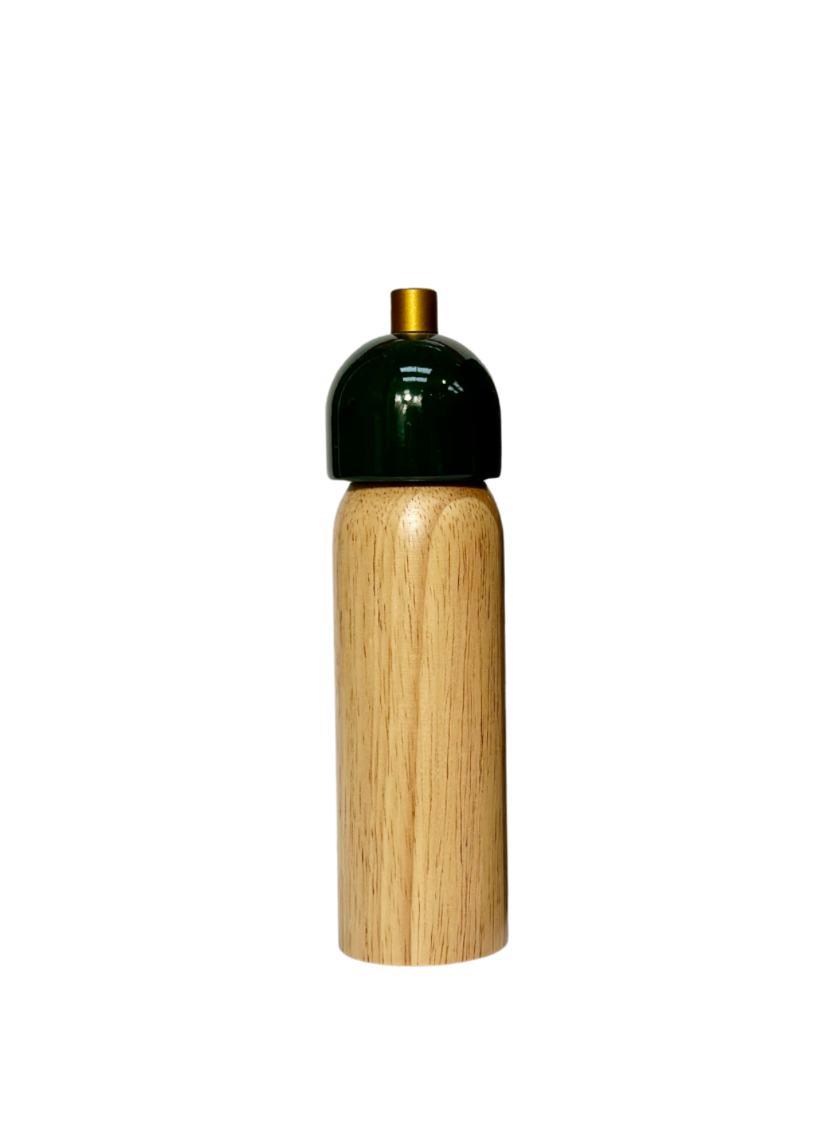 Medium Salt/Pepper Grinder in Green & Gold from MÆGEN
