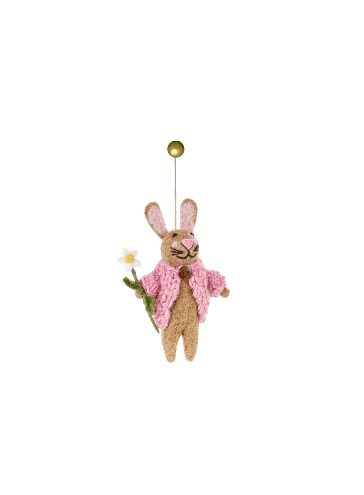 Felt So Good Handmade Felt Blossom the Bunny Easter Decoration
