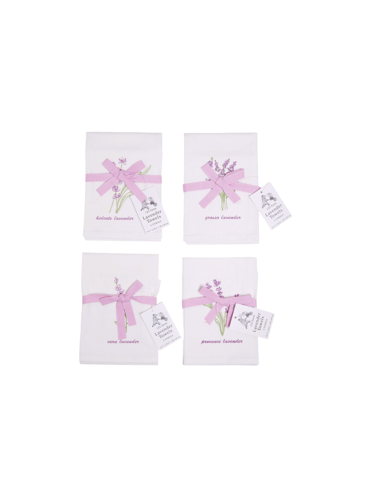 123 Farm Lavender Towel – 100% Cotton