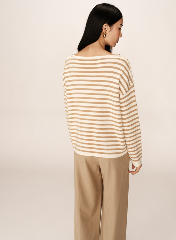 Pachamama Jumper in Orange Stripe from Grace & Mila