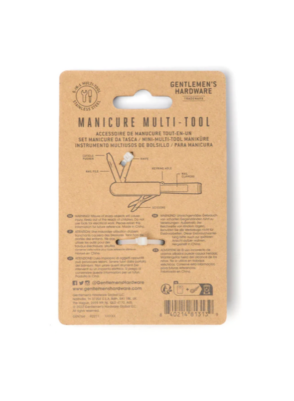 Mini Manicure Multi-Tool from Gentlemen's Hardware