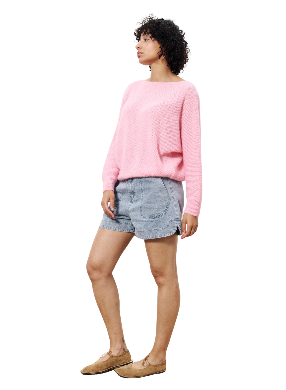 Sylvie Knit in Pale Rose from FRNCH