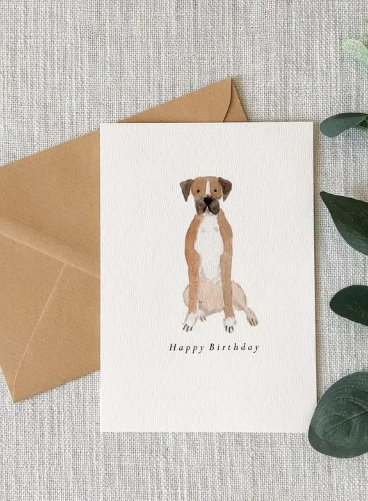 HeatherLucyJ Design Boxer Birthday Card