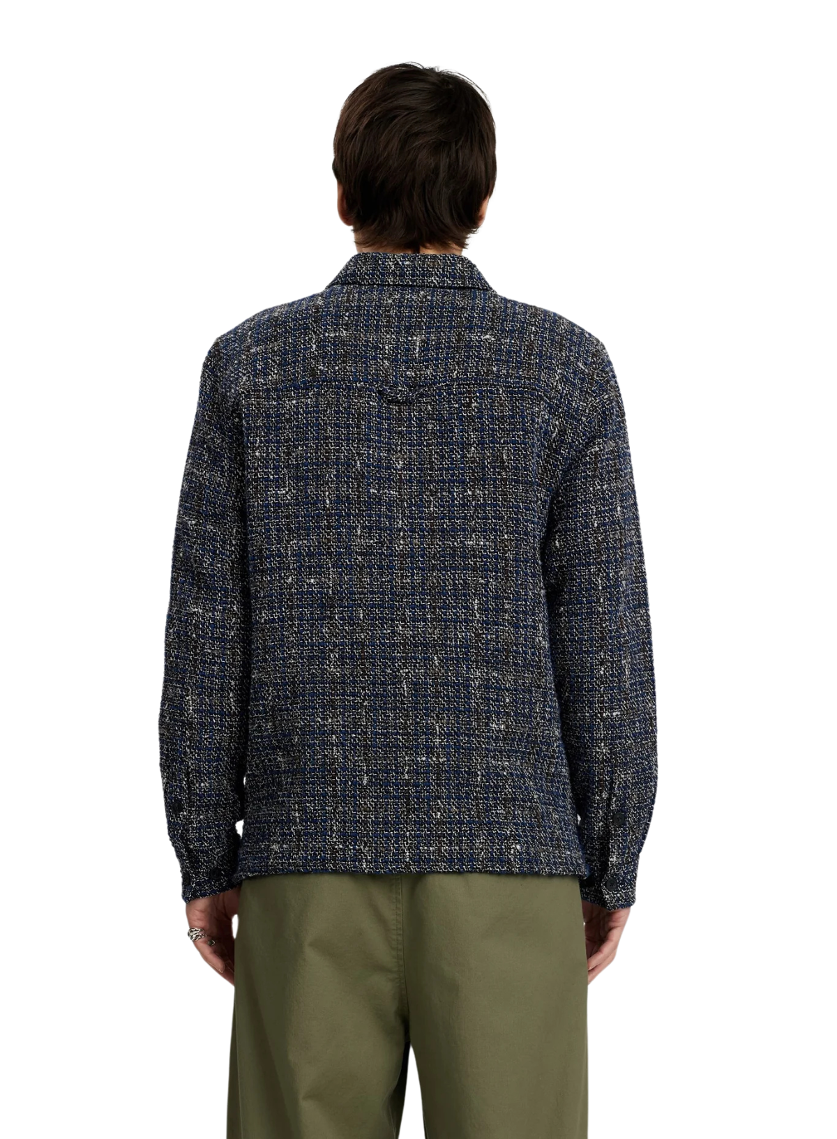 Oscar Boucle Overshirt in Sky Captain from Anerkjendt