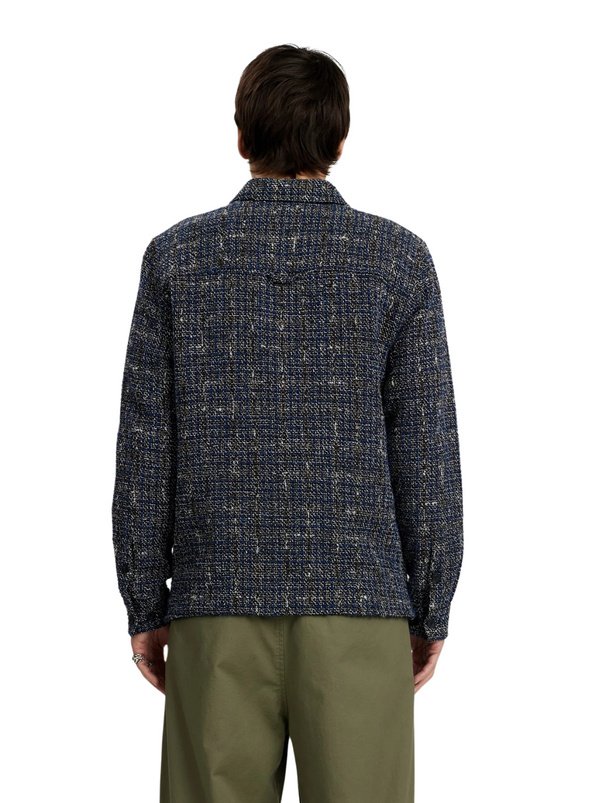 Oscar Boucle Overshirt in Sky Captain from Anerkjendt