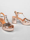 Charlie Heels in Champagne Metallic from Esska