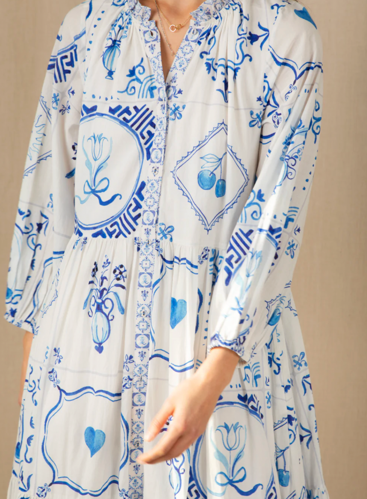 Bonté Annie Dress in Delft