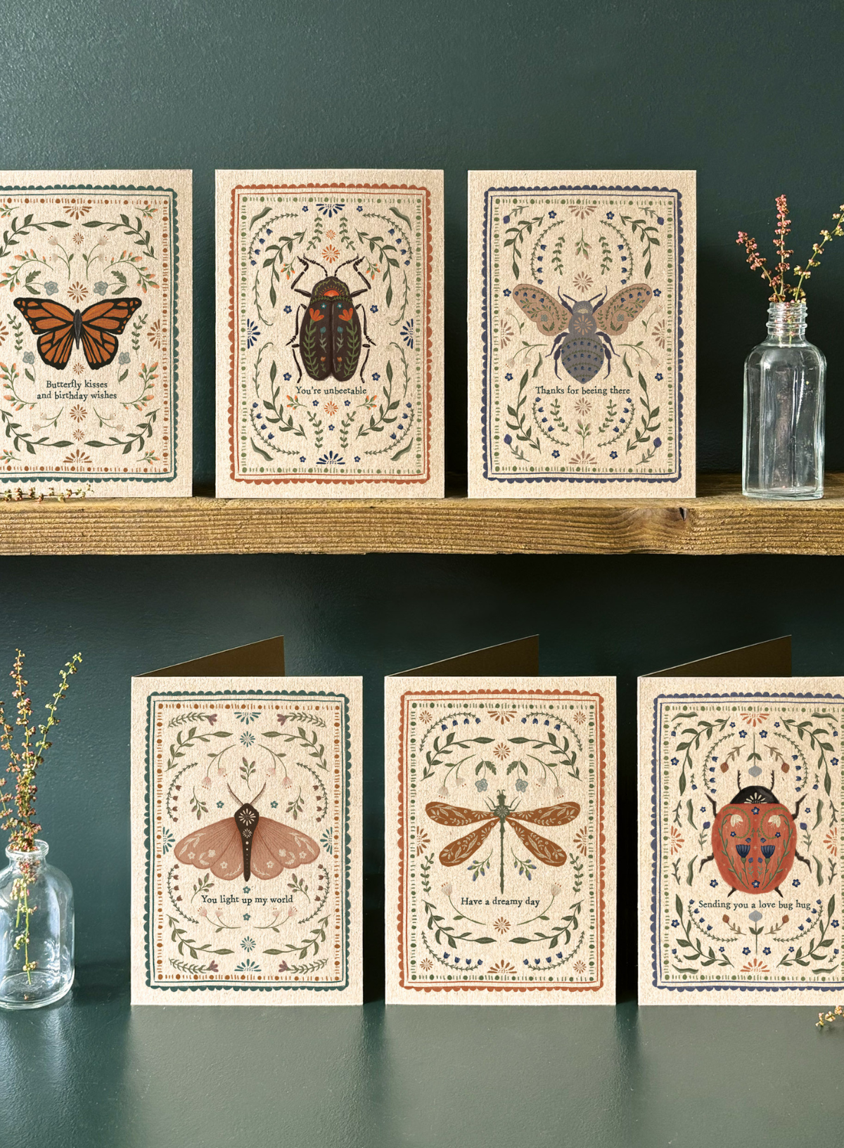 East of India Insect card You're unbeetable