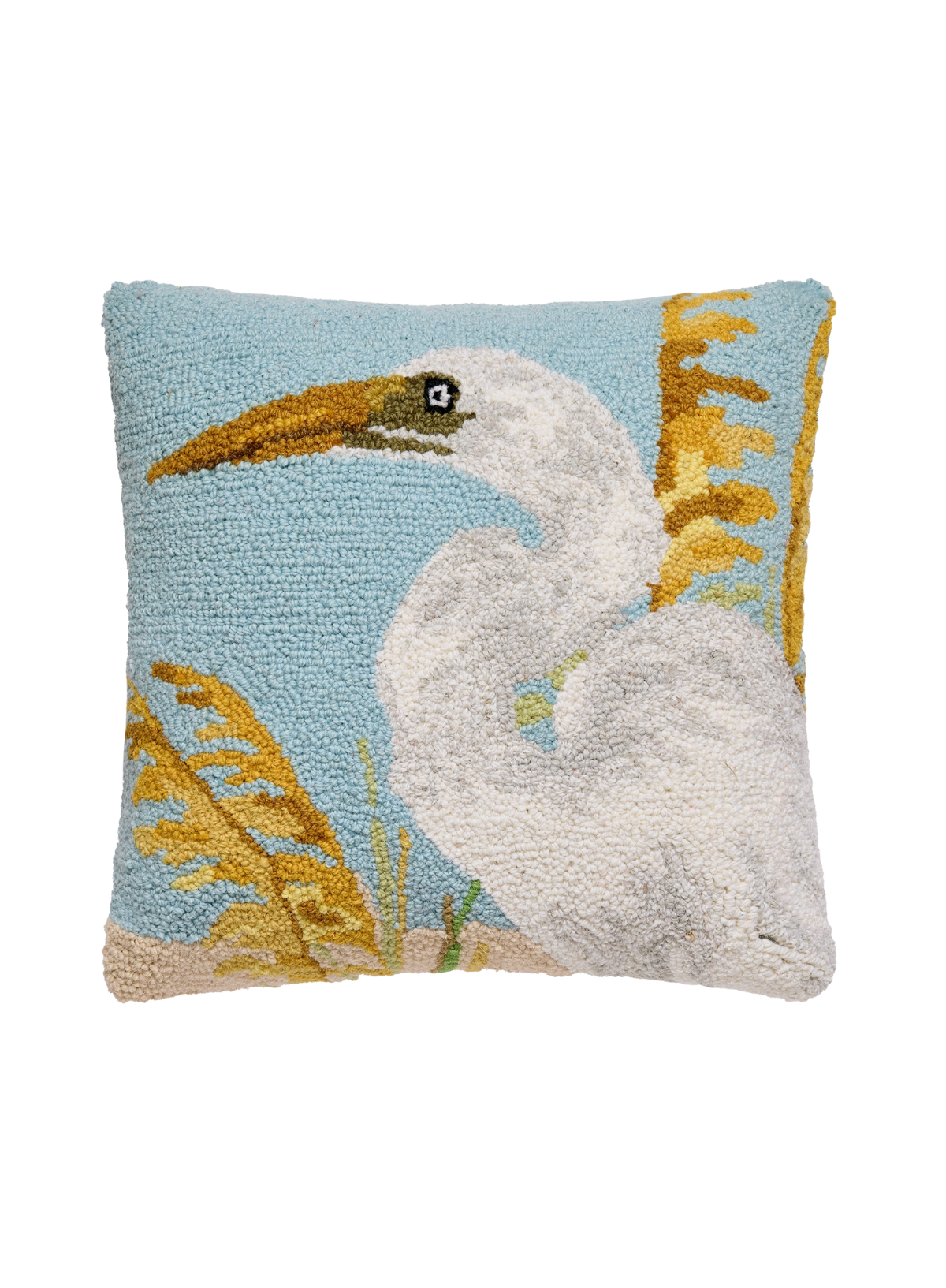 Peking Handicraft Great Egret Hook Pillow