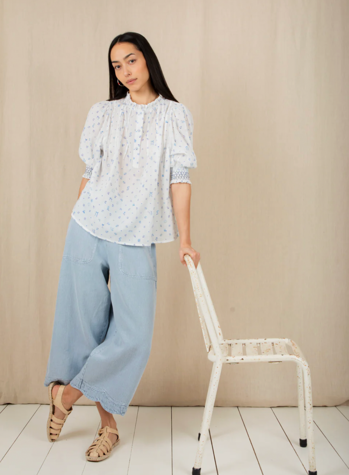 Bonté Aide Trousers in Ice Blue