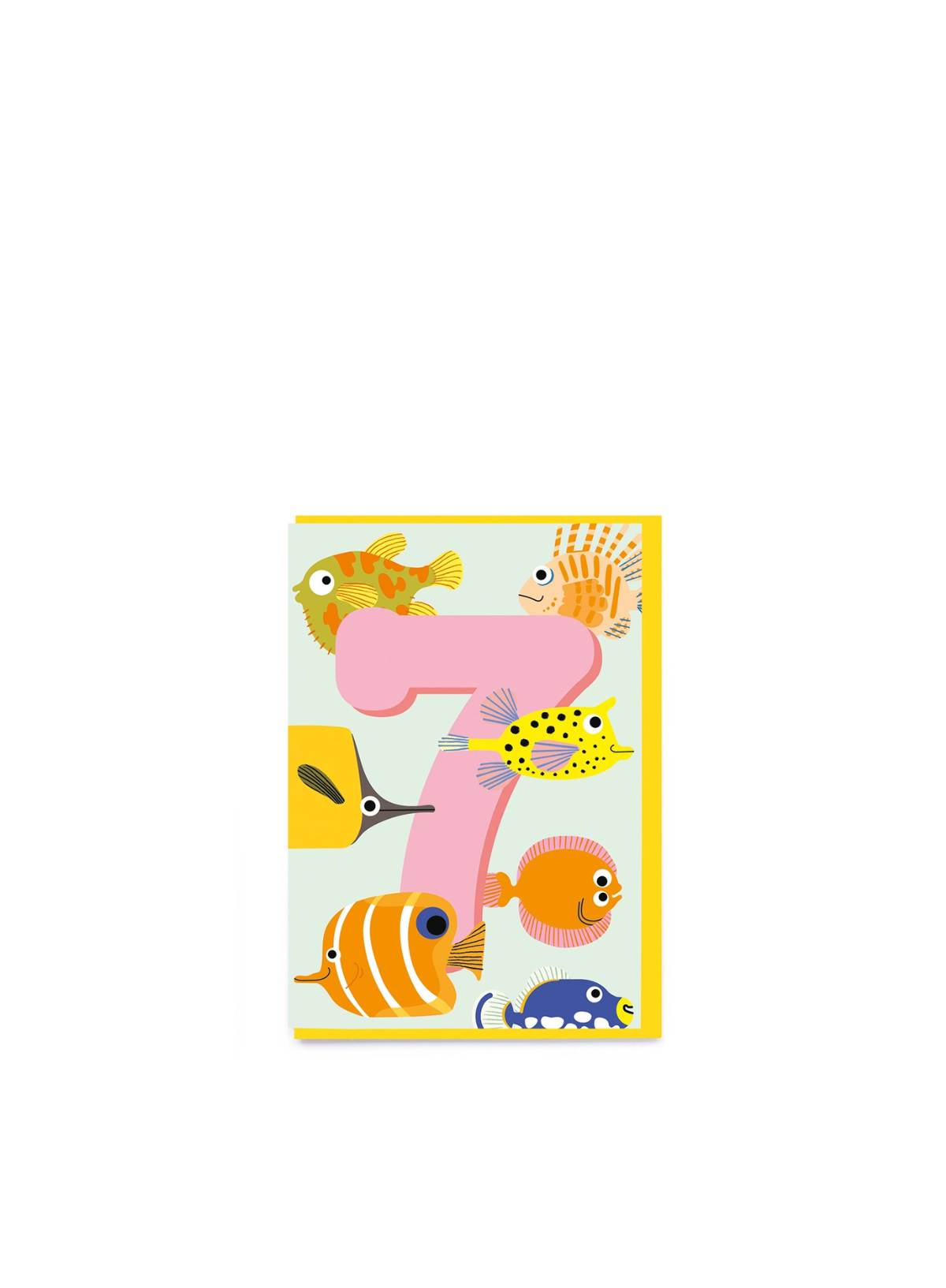 Age 7 Fish Birthday Card from Noi