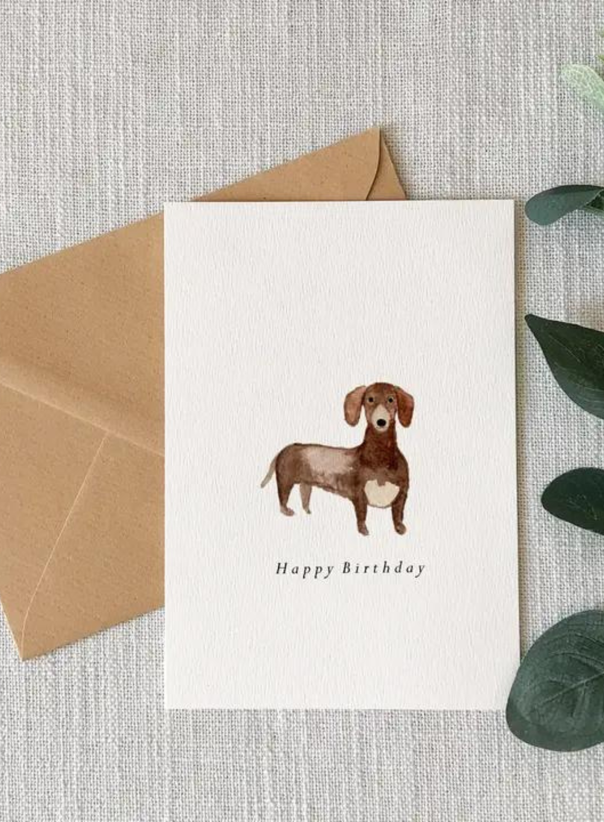 HeatherLucyJ Design Dachshund Birthday Card