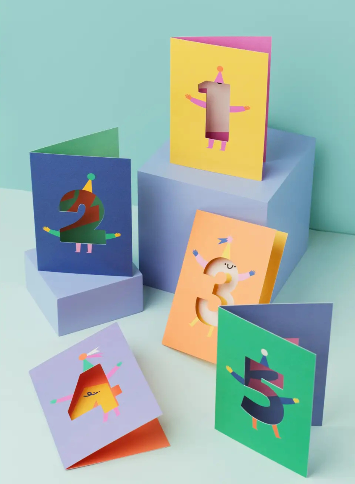 Age 3 - Die Cut Happy Birthday from Rumble Cards