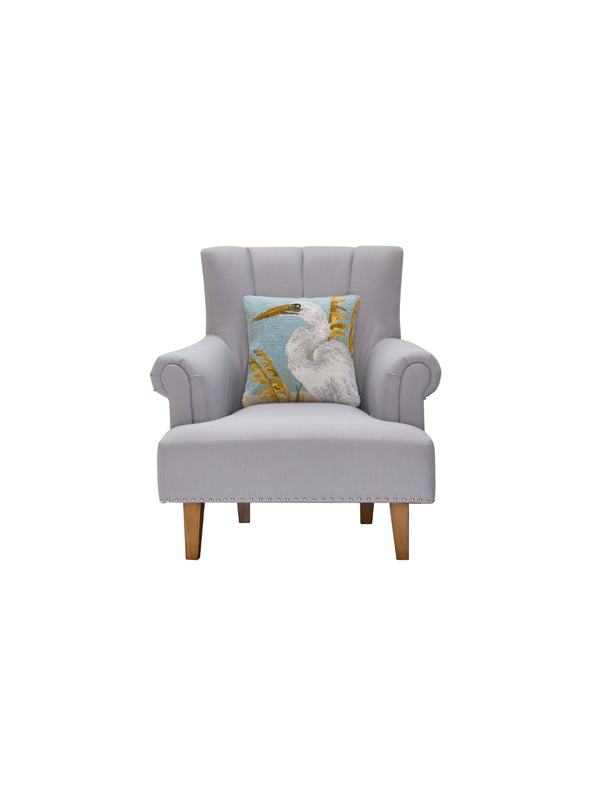 Peking Handicraft Great Egret Hook Pillow
