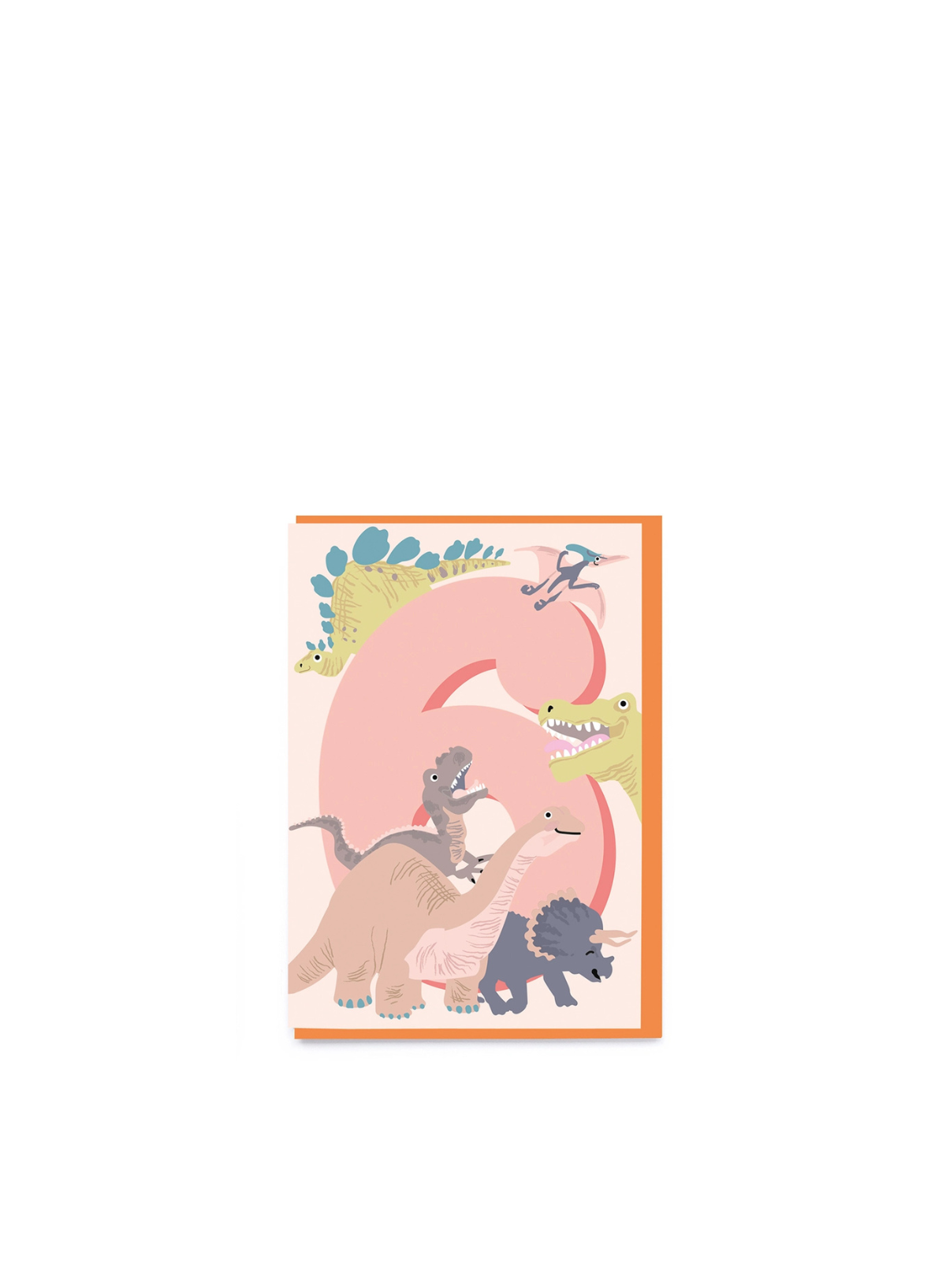 Age 6 Dinosaurs Birthday Card from Noi