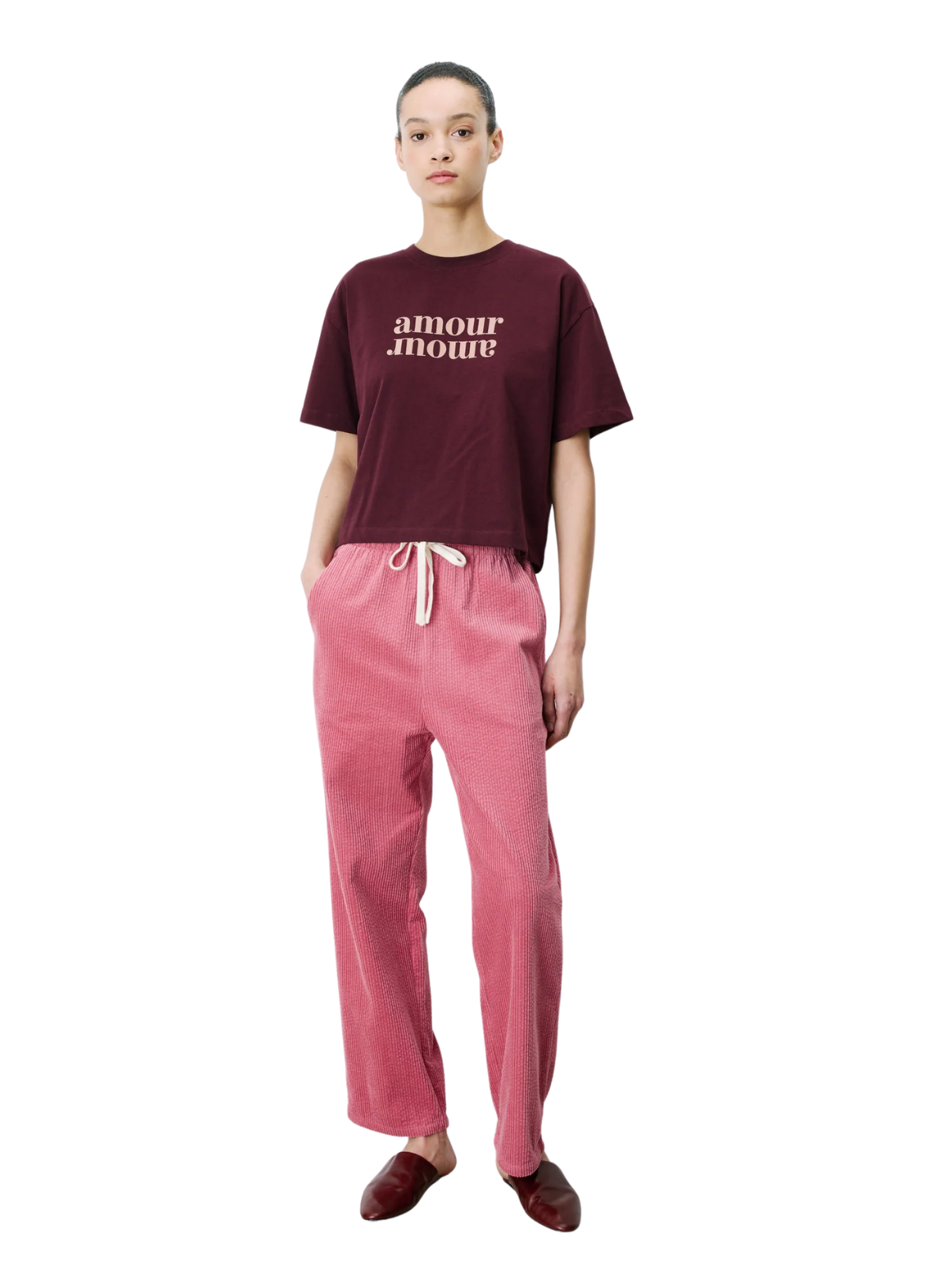 Grace & Mila Liberty Trousers in Blush