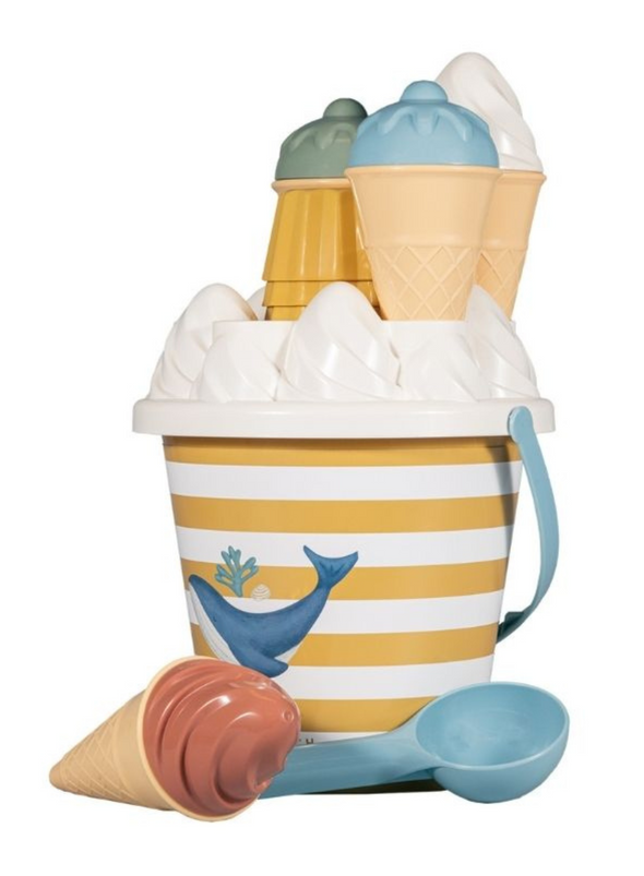 Ice Cream Bucket Set in Ocean Dreams Blue from Little Dutch