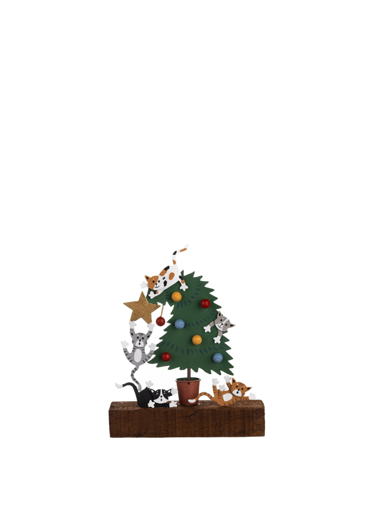 Chaotic Cats Dressing the Tree from Shoeless Joe