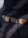Belt Synthetic Woven in Sand from Faguo