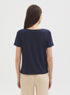 Fish Cotton T-Shirt in Navy from Nice Things