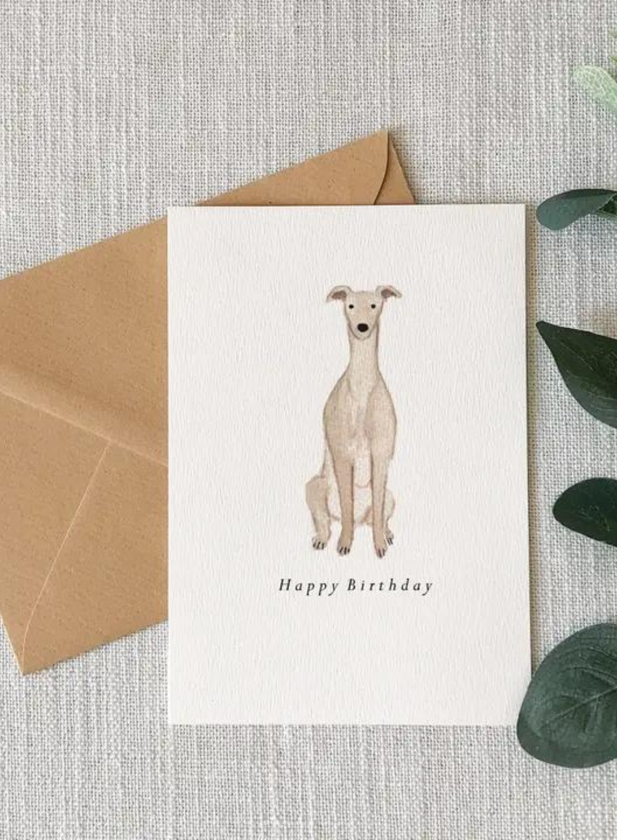 HeatherLucyJ Design Greyhound Birthday Card