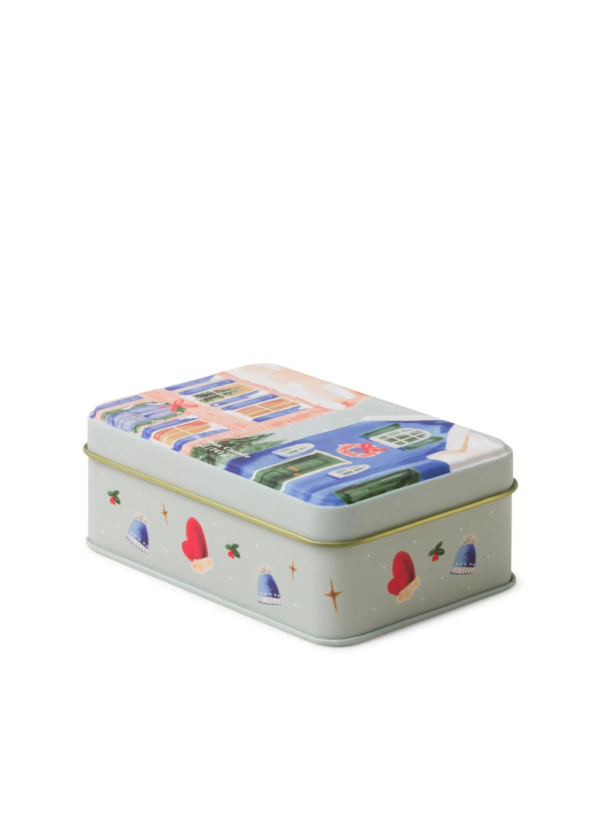 Christmas Tin Candle Neighbourhood Winter Balsam from Paddywax